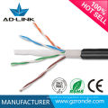 305m 4pr 23awg cable de red al aire libre del utp cat6 de la envoltura doble